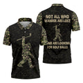 Funny Bigfoot Men's Golf Polo Shirt, Mens Golf Shirt, Funny Golf Shirt, Gift For Golfers