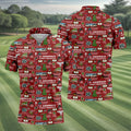 A Griswold Family Christmas Men's Golf Polo Shirts, Christmas Golf Shirt, Polo Shirts For Men