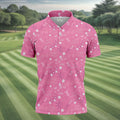 Save Second Base Fight Breast Cancer Polo Shirt, Polo Shirts For Men, Printed Golf Shirts