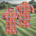 Famous Beer Can Golf Shirt, Golf And Beer Polo Shirts For Men, Golf Shirts For Men, Golfing Apparel