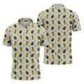 Funny Pineapple Golf Polo Shirts, Golfing Apparel, Men Golf Gift, Funny Golf Shirt