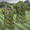 Funny Taco Golf Pose Tropical Golf Shirt, Fun Women's Golf Shirts, Ladies Golf Shirts, Golfing Apparel