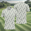 Funny Toucan Golf Pose White And Green Golf Tops For Men, Polo Shirts For Men, Golf Shirts For Men