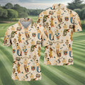 Mermen Rise And Shine Men's Funny Golf Shirts, Gay Pride Month Celebrate Golf Shirts For Men