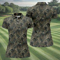 Duck Hunting Labrador Hawaiian Golf Shirt, Women's Golf Apparel, Golf Polo For Women