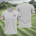 Cool Dad The Men The Myth The Legend Father's Day Golf Shirt, Golf Gift For Dad