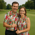Tropical Cephalopods Among Seaweed  Hawaiian Golf Polo, Golf Tops For Men, Golfing Apparel