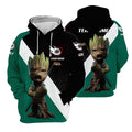 Angry BabyGroot Custom Golf Polo Shirt, Gift For Golfers, Golf Gift Ideas