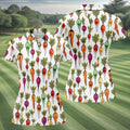 Dirty Funny Vegetable Adult Humor Women's Golf Tops, Ladies Golf Shirts, Women's Golf Shirts