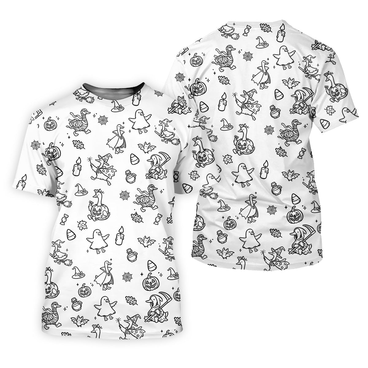 Goose Halloween, Doodle Pattern, Black And White Golf Polo, Sleeveless Womens Golf Shirts, Ladies Golf Shirts