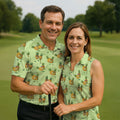 Pineapple Couple Naughty Position Fun Golf Shirts For Men, Valentines Golf Gift, Polo Shirts For Men