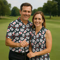 Funny F*ck Three Putts Cards Casino Themed Golf Tops For Men, Polo Shirts For Men, Golf Shirts For Men
