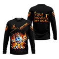Your Hole Is My Goal, Custom Men's Golf Polo Shirt, Golfing Apparel, Golf Gift For Men