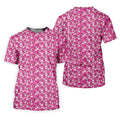 FREE SOCKS Pink Breast Cancer Golf Shirt, Funny Men Golf Shirt, Cancer Awareness Shirt, Golfing Apparel