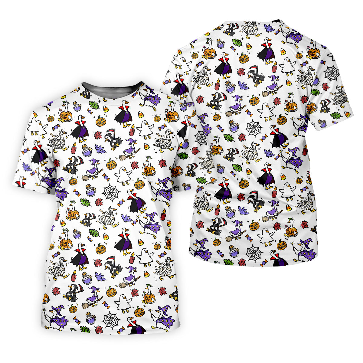 Goose Halloween Golf Shirt, Patterned Golf Polos, Ladies Sleeveless Golf Shirts, Ladies Golf Shirts