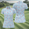 Fore Right Cold As Slice Golf Shirt For Women, Ladies Golf Shirts, Golf And Beer Fun Women's Golf Shirts