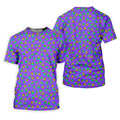 Neon Middle Finger Purple Golf Shirt, Funny Golf Shirt, Ladies Golf Polos, Cool Golf Gift