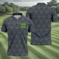 Foolish Mortals Haunted Halloween Polo Shirt, Printed Golf Shirts, Golf Apparel For Men