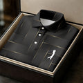 Black And Gold Geometric 3D Pattern Women's Golf Tops, Golf Shirt For Women, Ladies Golf Shirts