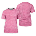 Funny Stick Figure Womens Golf Shirt, Pink Golf Shirt, Ladies Golf Shirt, Funny Golf Shirt Women