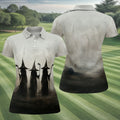 Halloween Witch Golf Polo Shirt, Golf Shirts For Women, Women's Golf Apparel