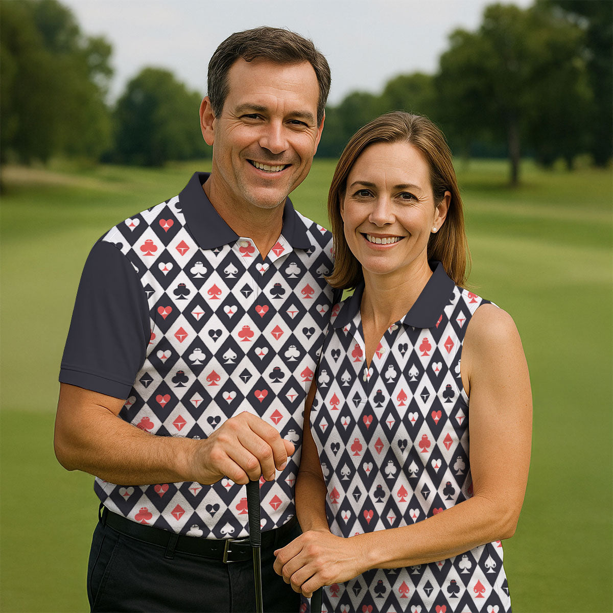 Casino Royale Dirty Argyle Adult Humor Golf Tops For Men, Valentines Golf Gift, Polo Shirts For Men