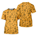 Goose Halloween, Doodle Pattern, Yellow Golf Shirt, Sleeveless Womens Golf Shirts, Women Golf Top, Ladies Golf Shirts