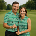 Funny Couple On Golf Course Polo Shirt, Naughty Golf Shirts For Men, Mens Golf Apparel