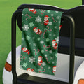 Hood Crew Merry Christmas Funny Print Golf Towels, Christmas Golf Gift, Gifts For Golf Lovers