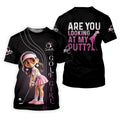 Are You Looking At My Putt Custom Funny Womens Golf Polo Shirt, Ladies Golf Polos Gifts