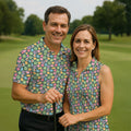 St Patrick's Day Lucky Charms Green Golf Shirt, Cute Golf Outfit, Polo Shirts For Men, Golf Shirts For Men