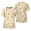 Goose Halloween, Doodle Pattern, Beige Golf Shirt, Mens Funny Golf Shirts, Long Sleeve Golf Shirts, Men Golf Polo
