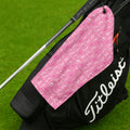 Funny Stick Figure Golf Towel, Breast Cancer Golf Towel, Unique Gift For Golfer, Christmas Golf Gift, Golf Accessories