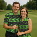 Sea Turtles Sea Creatures Pattern Hawaiian Golf Shirt, Polo Shirts For Men, Golfing Apparel