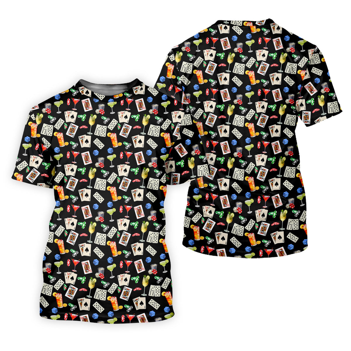 Slot Machine Lucky Shirt, Fun Men's Golf Polos, Hawaiian Golf Shirts, Golfing Apparel