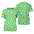 Funny Yellow Duck Men's Golf Polo Shirt, Fun Golf Polo Shirt, Men Fun Golf Shirts, Golf Gift For Him
