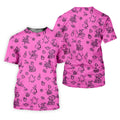 Goose Halloween, Doodle Pattern, Hot Pink Golf Shirt, Sleeveless Womens Golf Shirts, Women Golf Top, Ladies Golf Shirts