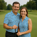 Dad Life Doodle Pattern Funny Golf Shirts, Father's Day Golf Shirt, Golf Gift For Dad