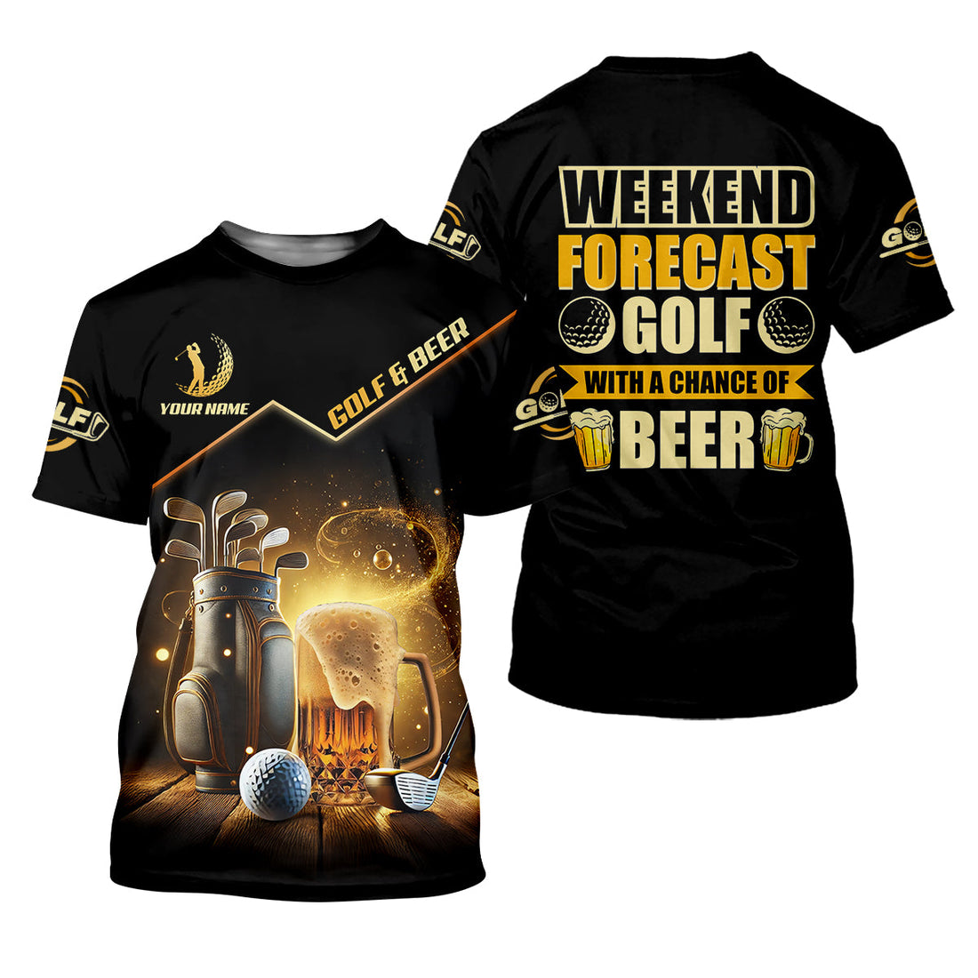 Golf And Beer Golf Polo - Gift For Golfer