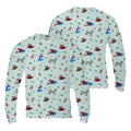 Playful Cartoon Golf Polo Shirt, Golf Gifts For Men, Golf Gift Ideas