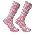 Breast Cancer Pink Argyle Pattern Golf Socks, Christmas Golf Gift, Gifts For Golf Lovers, Golfing Apparel
