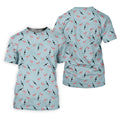 Funny Flamingos Golf Polo Shirt, Golfing Apparel, Mens Golf Gift, Funny Golf Polos