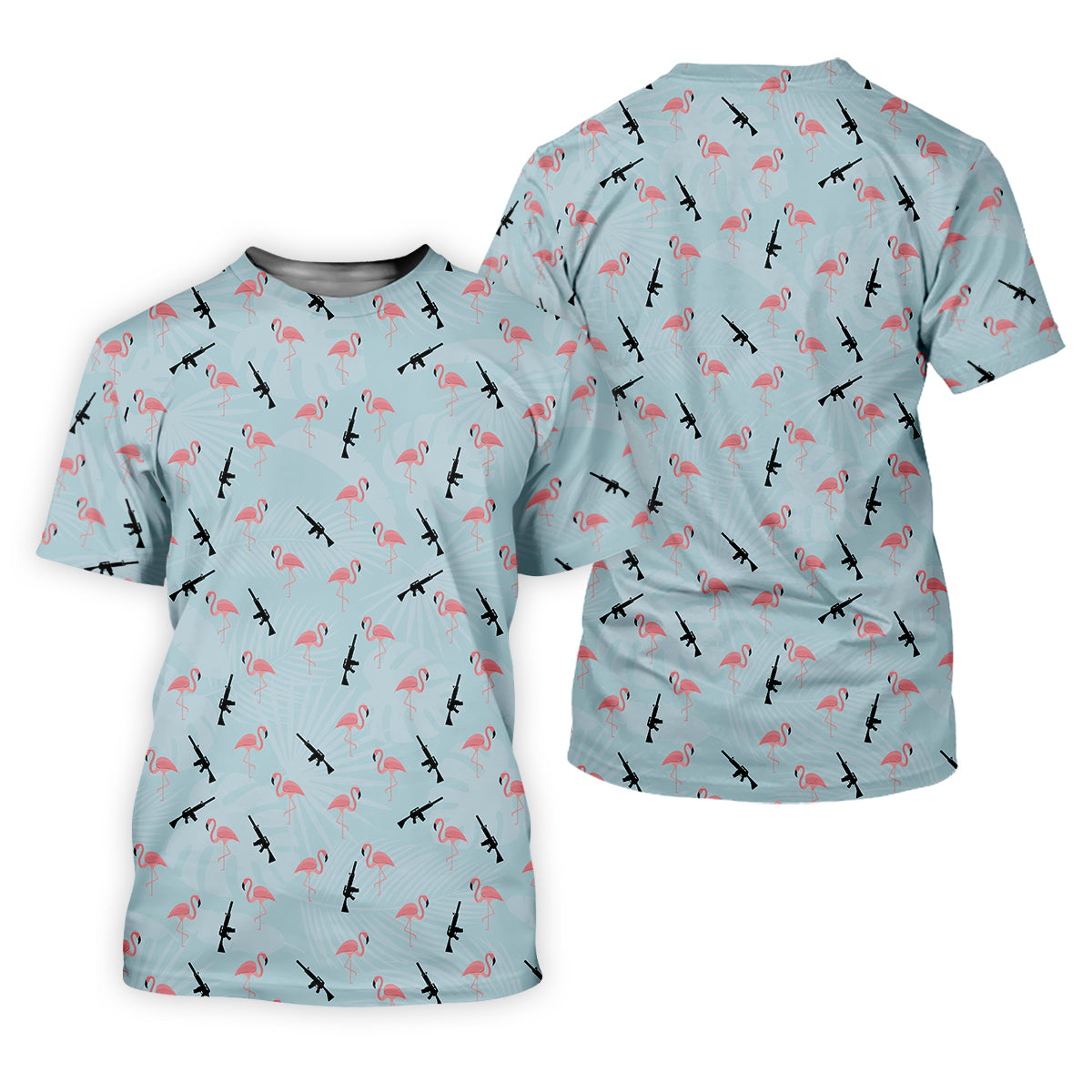Funny Flamingos Golf Polo Shirt, Golfing Apparel, Mens Golf Gift, Funny Golf Polos