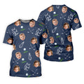 Best Dad By Par Custom Photo Golf Shirt, Fun Golf Shirt, Best Golf Gift For Dad