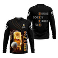 Golf And Beer Custom Men's Funny Graphic Golf Polo Shirt, Christmas Golf Gift, Gift For Golfer