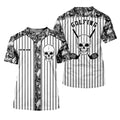 Custom Skull Polo Shirt, Golfing Apparel, Mens Golf Gift, Funny Golf Polos