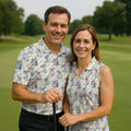 Funny Easter Bunny Golf And Beer Women Golf Top, Fun Women's Golf Shirts, Ladies Golf Shirts