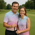 Funny Adult Humor Ombre Golf Shirt, Fun Men's Golf Polos, Polo Shirts For Men, Golf Gift For Him