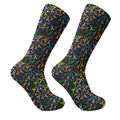 Cancer Awareness Ribbons Golf Socks, Christmas Golf Gift, Golfing Apparel