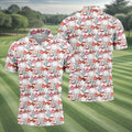 Cowboy Ghost Howdy Halloween Fun Golf Shirts For Men, Polo Shirts For Men, Golfing Apparel